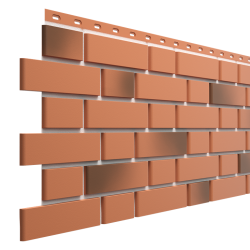 ФАСАДНАЯ ПАНЕЛЬ FLEMISH КРАСНЫЙ ЖЖЕНЫЙ PREMIUM 1183х443мм DOCKE