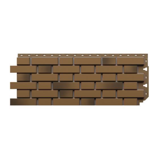 ФАСАДНАЯ ПАНЕЛЬ FLEMISH КОФЕЙНЫЙ PREMIUM 1183х443мм DOCKE