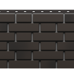 ФАСАДНАЯ ПАНЕЛЬ FLEMISH ТЕМНО-КОРИЧНЕВЫЙ PREMIUM 1183х443мм DOCKE