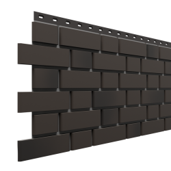 ФАСАДНАЯ ПАНЕЛЬ FLEMISH ТЕМНО-КОРИЧНЕВЫЙ PREMIUM 1183х443мм DOCKE