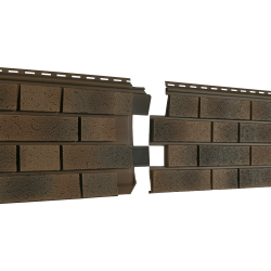 ФАСАДНАЯ ПАНЕЛЬ КЛИНКЕР НОРДИК ЛАВА 1950х292мм СТОУН-ХАУС S-LOCK Ю-ПЛАСТ