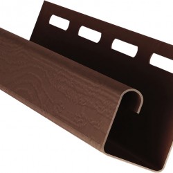 J Профиль ШОКОЛАД для сайдинга GrandLine 3.0м