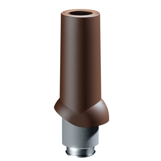 ТРУБА ТЕМНО-КОРИЧНЕВАЯ ДЛЯ ВЕТИЛЯЦИОННОГО ВЫХОДА DOCKE