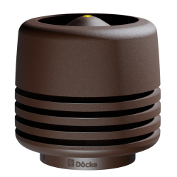 КОЛПАК ТЕМНО-КОРИЧНЕВЫЙ ДЛЯ ВЕТИЛЯЦИОННОГО ВЫХОДА DOCKE