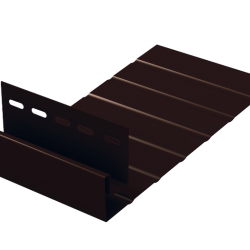 J-ФАСКА ТЕМНО-КОРИЧНЕВАЯ 3,05м ДЛЯ СОФФИТА Ю-ПЛАСТ