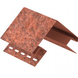 НАРУЖНЫЙ УГОЛ КИРПИЧ КРАСНЫЙ 3,05м ДЛЯ ФАСАДНЫХ ПАНЕЛЕЙ СТОУН-ХАУС Ю-ПЛАСТ