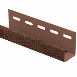 J-ПЛАНКА КАМЕНЬ ЖЖЕНЫЙ 3,05м ДЛЯ ФАСАДНЫХ ПАНЕЛЕЙ СТОУН-ХАУС Ю-ПЛАСТ