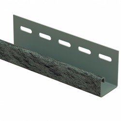 J-ПЛАНКА КАМЕНЬ ИЗУМРУДНЫЙ 3,05м ДЛЯ ФАСАДНЫХ ПАНЕЛЕЙ СТОУН-ХАУС Ю-ПЛАСТ