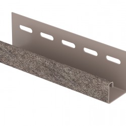 J-ПЛАНКА СЛАНЕЦ БЕЖЕВЫЙ 3,05м ДЛЯ ФАСАДНЫХ ПАНЕЛЕЙ СТОУН-ХАУС Ю-ПЛАСТ