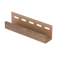 J-ПЛАНКА ХОКЛА ЛИСТВЕННИЦА МЕДОВАЯ 3,05м ДЛЯ ФАСАДНЫХ ПАНЕЛЕЙ Ю-ПЛАСТ