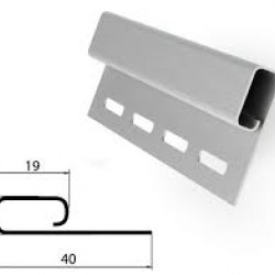 Планка финишная СЕРАЯ для сайдинга GrandLine 3,0м