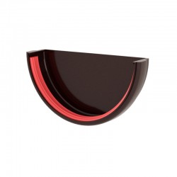 ЗАГЛУШКА ЖЕЛОБА ПВХ D120 (GRAND-LINE КЛАССИКА)