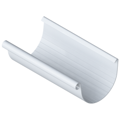 ЖЕЛОБ ВОДОСТОЧНЫЙ ПВХ D125 4,0 (АЛЬТА ПРОФИЛЬ ЭЛИТ)