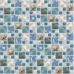 ПАНЕЛЬ ПВХ МОРСКОЙ БРИЗ МОЗАЙКА 955х480мм (GRACE)
