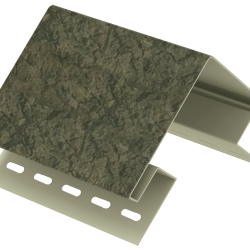 НАРУЖНЫЙ УГОЛ ТАГАНАЙ ТАЕЖНЫЙ 3,05м ДЛЯ ФАСАДНЫХ ПАНЕЛЕЙ СТОУН-ХАУС S-LOCK Ю-ПЛАСТ