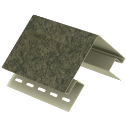 НАРУЖНЫЙ УГОЛ ТАГАНАЙ ТАЕЖНЫЙ 3,05м ДЛЯ ФАСАДНЫХ ПАНЕЛЕЙ СТОУН-ХАУС S-LOCK Ю-ПЛАСТ