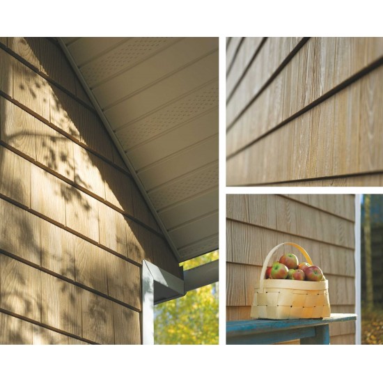 ФАСАДНАЯ ПАНЕЛЬ ЩЕПА НАТУРАЛЬНЫЙ ОРЕХ 2000х206мм ХОКЛА S-LOCK Ю-ПЛАСТ