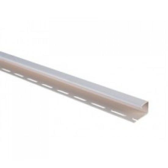 J-планка БЕЛАЯ 3,0м для сайдинга Альта-Профиль