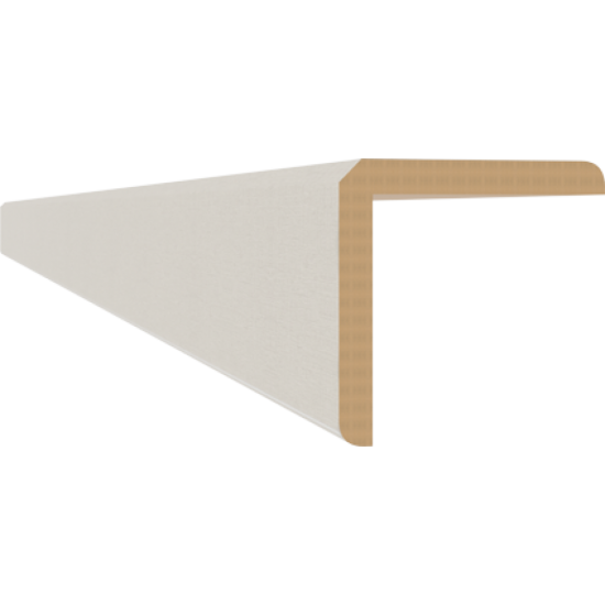 СКЛАДНОЙ УГОЛ МДФ БЕЛЫЙ 2,7м (STELLA)