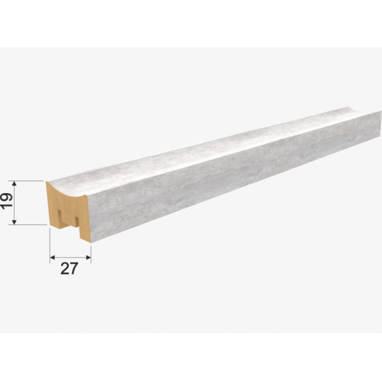 ИНТЕРЬЕРНАЯ РЕЙКА МДФ ЧИКАГО МИЛАНА РЕКЕСС 2,7м (STELLA)