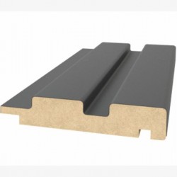 ПРОФИЛЬ ФИНИШ МДФ BLACK LEAD BEATS 2,7м (STELLA)