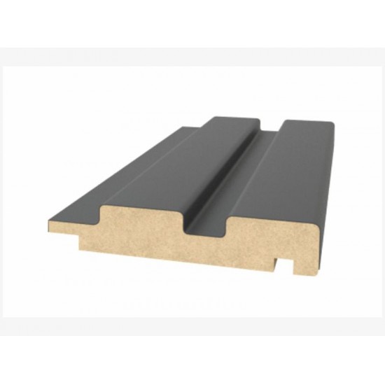 ПРОФИЛЬ ФИНИШ МДФ BLACK LEAD BEATS 2,7м (STELLA)