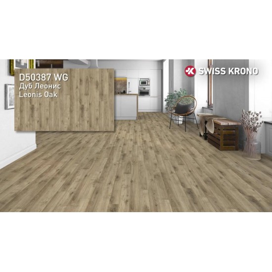ЛАМИНАТ SWISSKRONO CASPIAN ДУБ ЛЕОНИС D50387