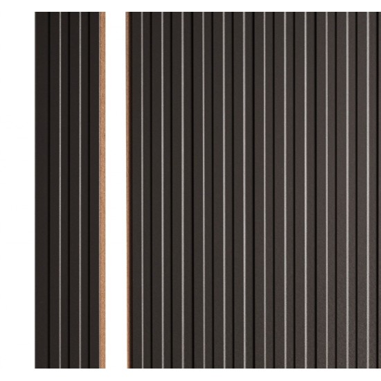 СТЕНОВАЯ ПАНЕЛЬ РЕЕЧНАЯ МДФ ЛОФТ ТЕМНЫЙ LIGHT (WANDERWELT)