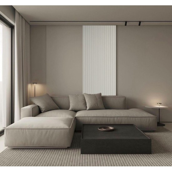 СТЕНОВАЯ ПАНЕЛЬ РЕЕЧНАЯ МДФ ЯСЕНЬ ЖЕМЧУНЫЙ LIGHT (WANDERWELT)