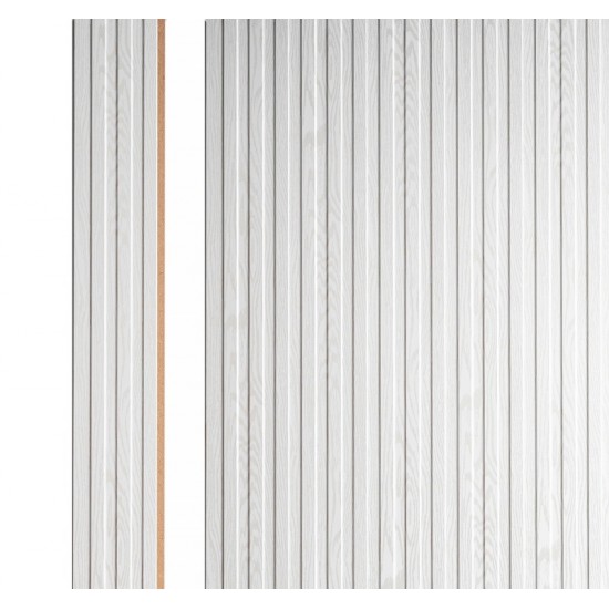 СТЕНОВАЯ ПАНЕЛЬ РЕЕЧНАЯ МДФ ЯСЕНЬ ПОРИСТЫЙ LIGHT (WANDERWELT)