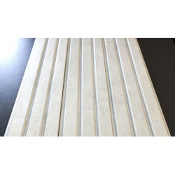 СТЕНОВАЯ ПАНЕЛЬ РЕЕЧНАЯ МДФ БЕТОН БЕЛЫЙ (WANDERPLAST)