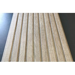 СТЕНОВАЯ ПАНЕЛЬ РЕЕЧНАЯ МДФ ДУБ НАТУРАЛЬНЫЙ (WANDERPLAST)