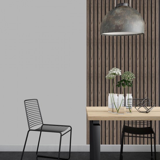 СТЕНОВАЯ ПАНЕЛЬ РЕЕЧНАЯ "ДУБ АНТИК" 3D RAIL (GRACE)