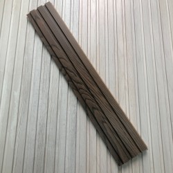 СТЕНОВАЯ ПАНЕЛЬ РЕЕЧНАЯ МДФ ОРЕХ БРАЗИЛЬСКИЙ BEATS LIGHT (STELLA)