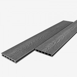 ТЕРРАСНАЯ ДОСКА ДПК UNODECK VINTAGE СЕРАЯ 4,0х0,15м (RUSDECKING)