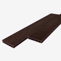 ТЕРРАСНАЯ ДОСКА ДПК UNODECK ULTRA ВЕНГЕ 4,0х0,15м (RUSDECKING)