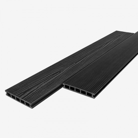 ТЕРРАСНАЯ ДОСКА ДПК UNODECK ULTRA ГРАФИТ 3,0х0,15м (RUSDECKING)
