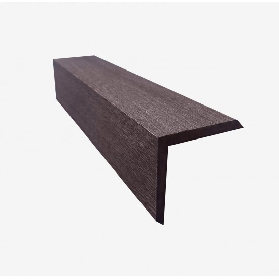 УГОЛ ДЕКОРАТИВНЫЙ ДПК UNODECK ВЕНГЕ 50х50мм 3,0м (RUSDECKING)