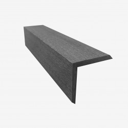 УГОЛ ДЕКОРАТИВНЫЙ ДПК UNODECK ГРАФИТ 50х50мм 3,0м (RUSDECKING)