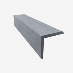 УГОЛ ДЕКОРАТИВНЫЙ ДПК UNODECK СЕРЫЙ  50х50мм 3,0м (RUSDECKING)