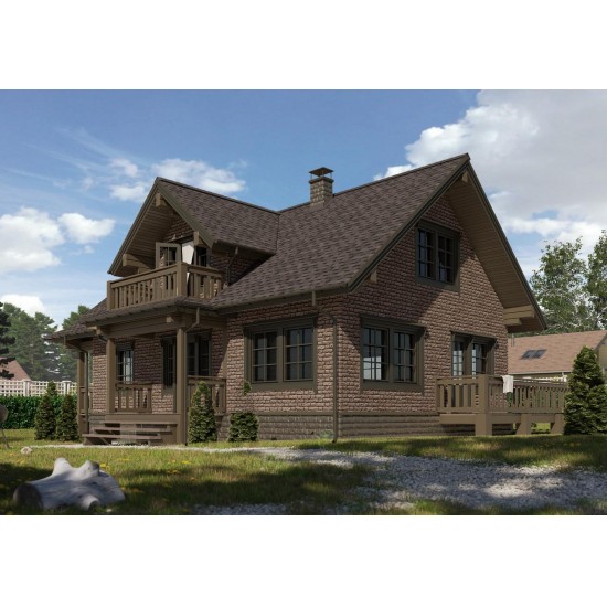 ФАСАДНАЯ ПАНЕЛЬ BERGART ЛЕСНОЙ ФУНДУК LUX 1809х285мм DOCKE