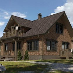 УГОЛ ДЕКОРАТИВНЫЙ ROCKY КЕДРОВЫЙ ОРЕХ LUX 400мм DOCKE