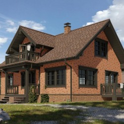 УГОЛ ДЕКОРАТИВНЫЙ FLEMISH КРАСНЫЙ ЖЖЕНЫЙ PREMIUM 443мм DOCKE