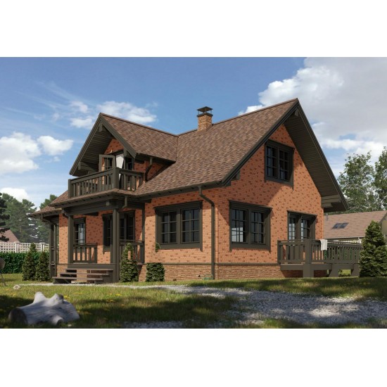 УГОЛ ДЕКОРАТИВНЫЙ FLEMISH КРАСНЫЙ ЖЖЕНЫЙ PREMIUM 443мм DOCKE