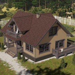 ГИБКАЯ ЧЕРЕПИЦА САППОРО ЗРЕЛЫЙ КАШТАН DOCKE-PIE LUX