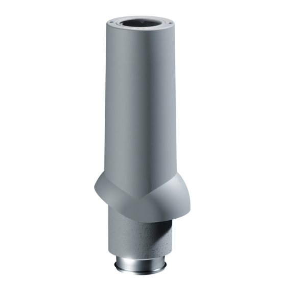 ТРУБА СЕРАЯ ДЛЯ ВЕТИЛЯЦИОННОГО ВЫХОДА DOCKE