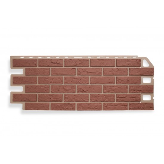 ФАСАДНАЯ ПАНЕЛЬ КИРПИЧ КРАСНЫЙ 1110х450мм АЛЬТА-ПРОФИЛЬ