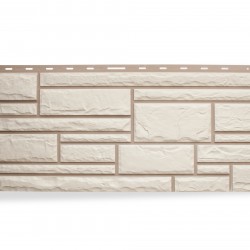 ФАСАДНАЯ ПАНЕЛЬ КАМЕНЬ БЕЛЫЙ 1010х450мм АЛЬТА-ПРОФИЛЬ