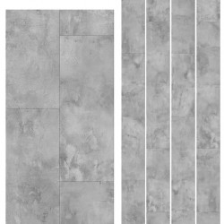 КОМПЛЕКТ ПАНЕЛЕЙ ПВХ МЕТРО СЕРЫЙ 2700х1000мм (UNIQUE)