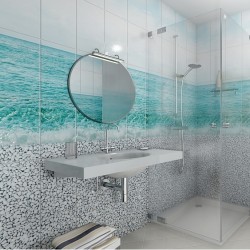 КОМПЛЕКТ ПАНЕЛЕЙ ПВХ ОКЕАН ФОН 2700х500мм (UNIQUE)